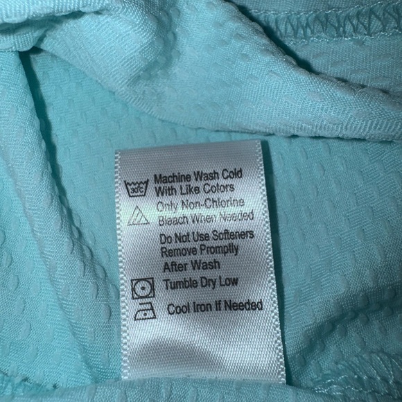 Pebble Beach Dry-Luxe Women's Aqua Sleeveless Top for Golf or Pickleball - Picture 10 of 11